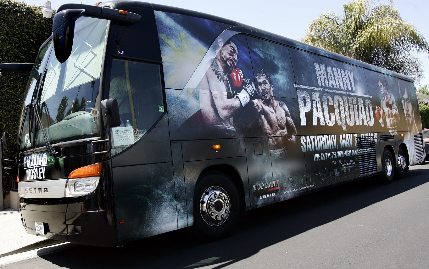 Pacquiao Team Bus Photos – Boxing News – Boxing, UFC and MMA News ...