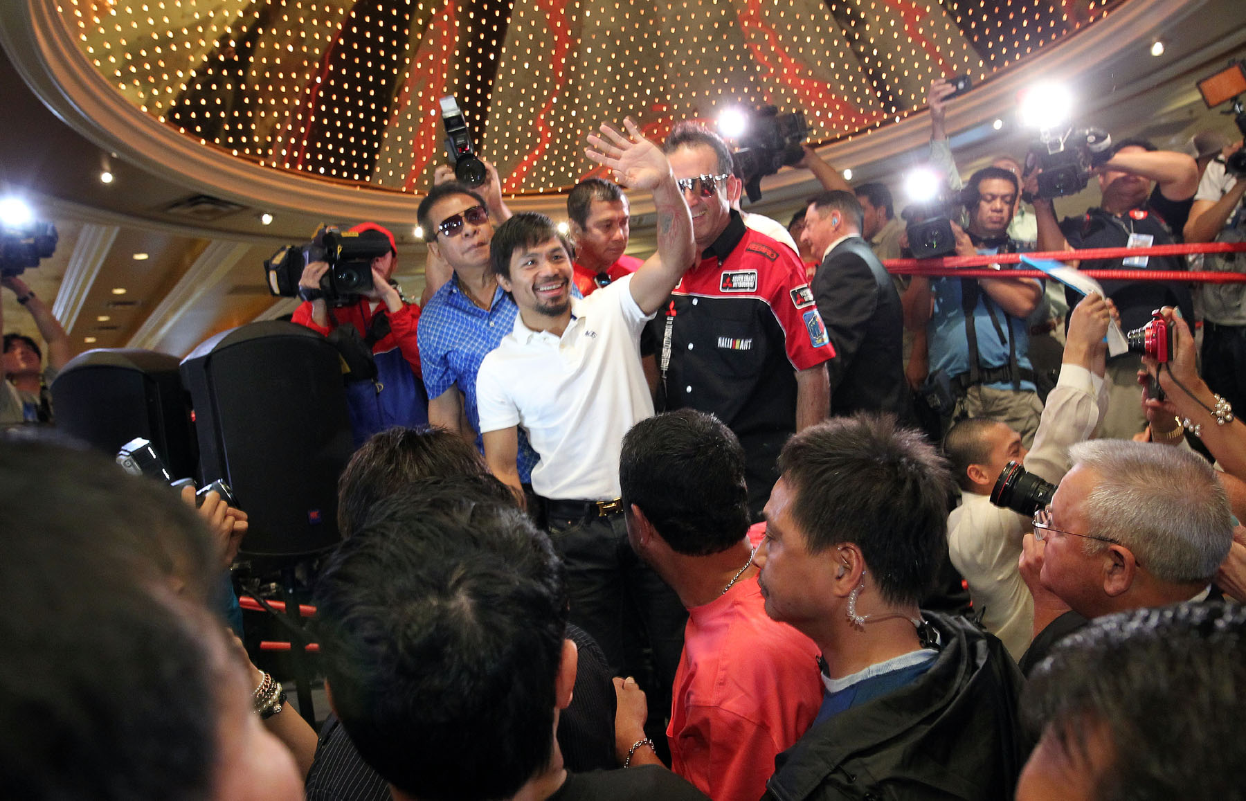 Manny Pacquiao Grand Arrival Photo Gallery