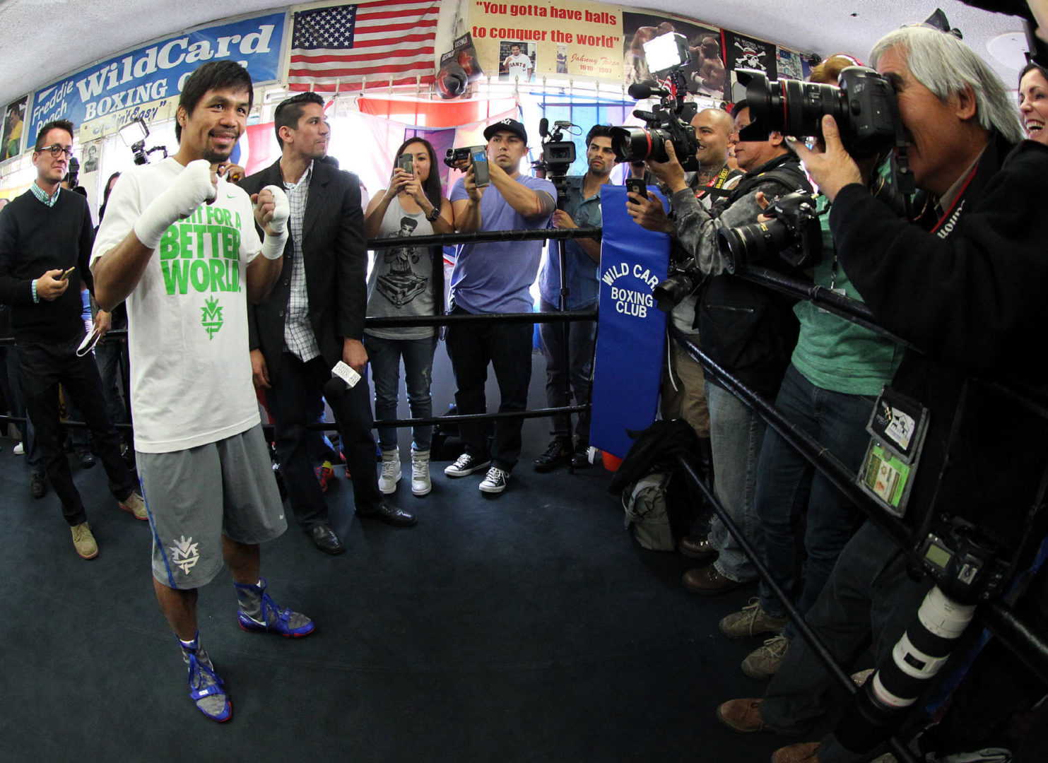 MANNY PACQUIAO RETURNS TO MAKE HIS MGM GRAND ARRIVAL