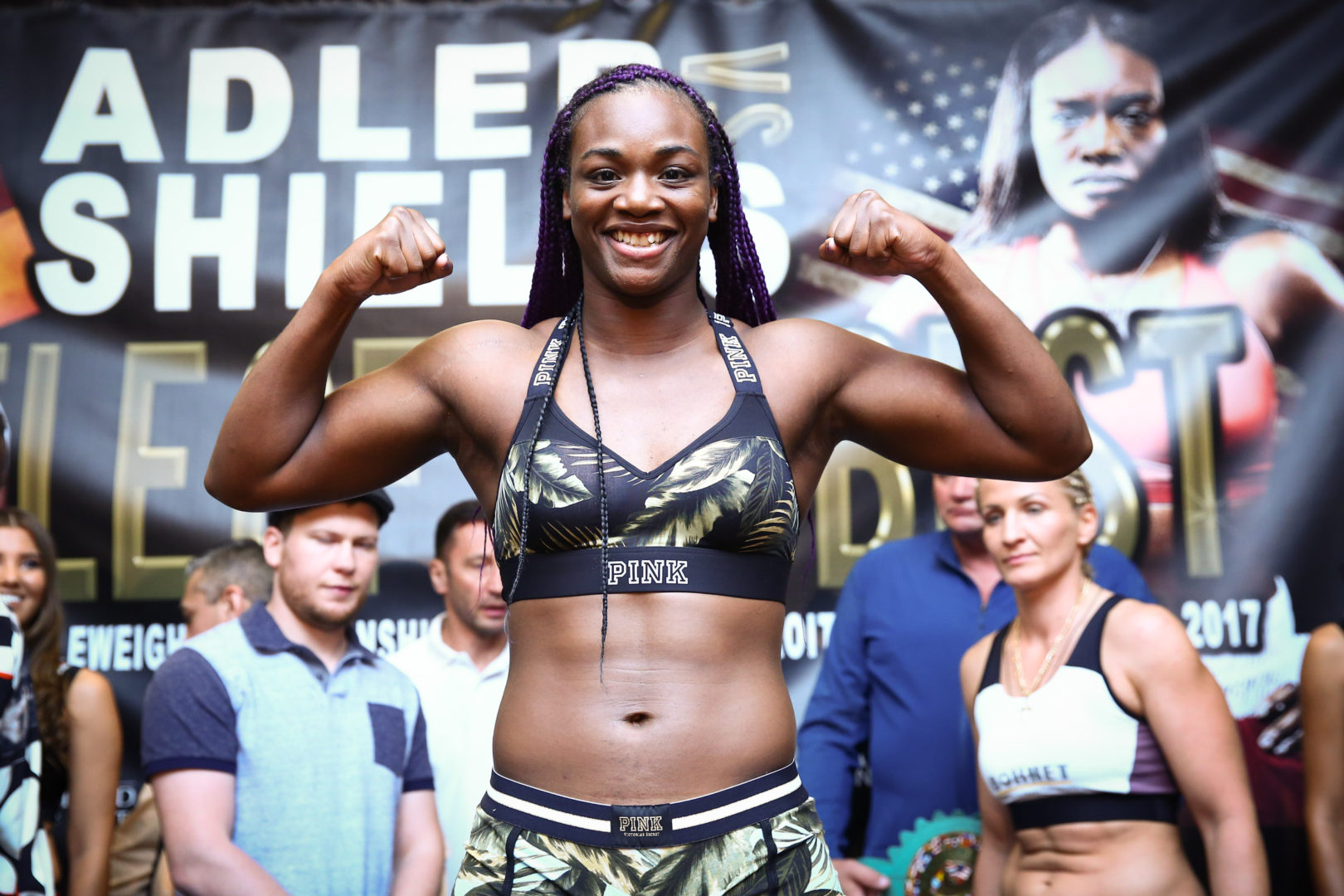CLARESSA SHIELDS vs. HANNA GABRIELS AND CHRISTINA HAMMER vs. TORI