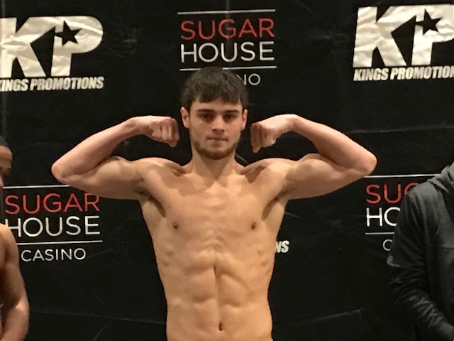 Undefeated Bantamweight sensation Christian Casrto headlines on Friday, November 9th at The SugarHouse Casino