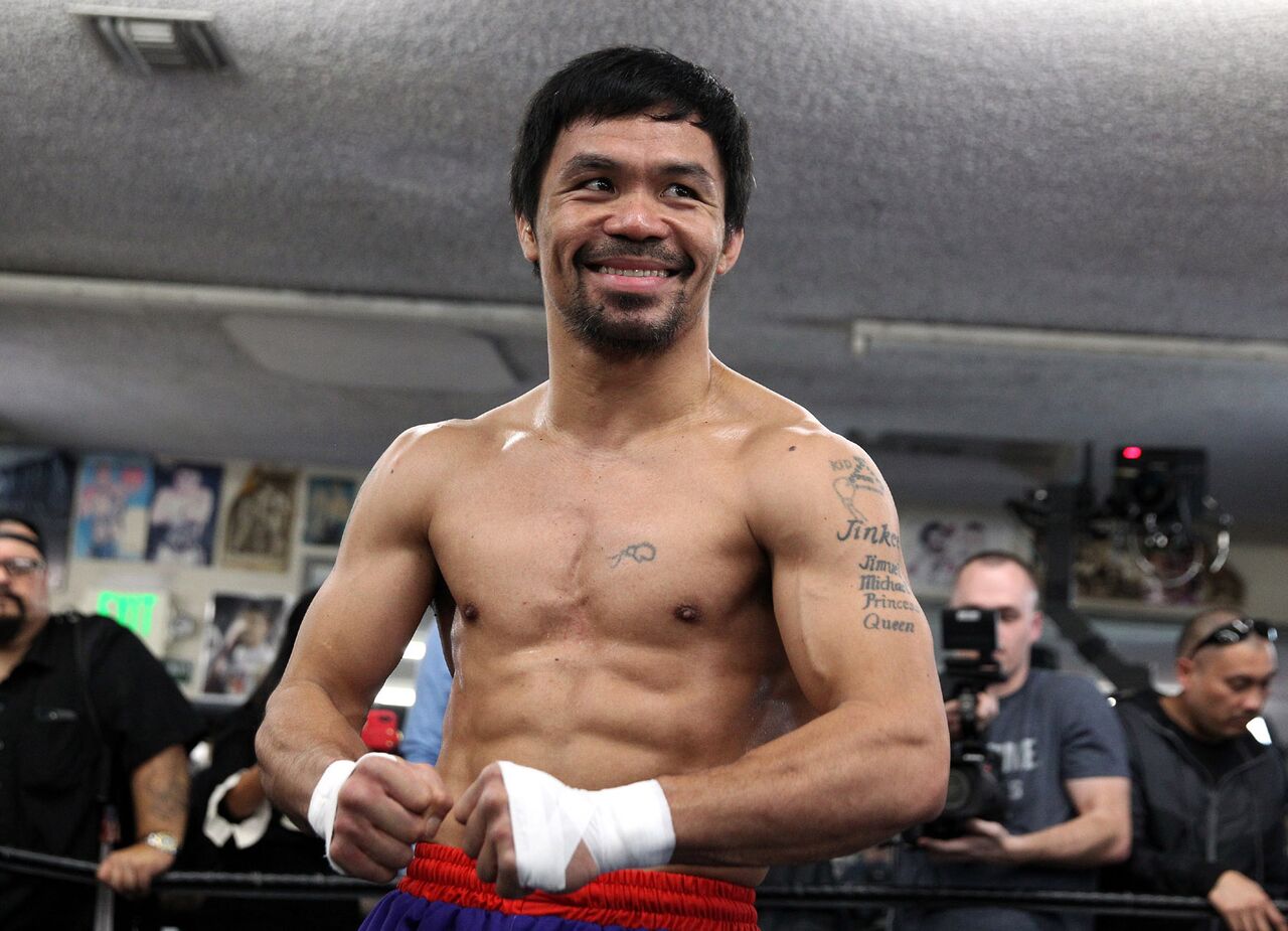 Manny Pacquiao Media Day Photos