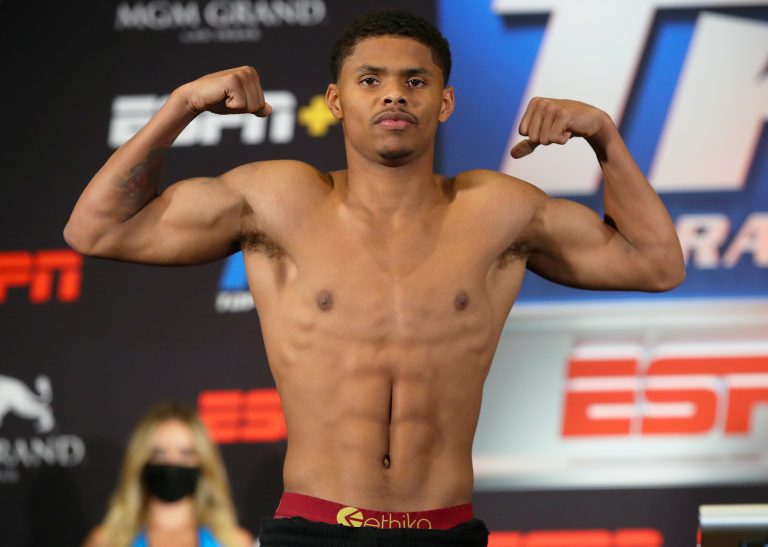 Weigh In Results Shakur Stevenson Vs Robson Concei o Boxing News 
