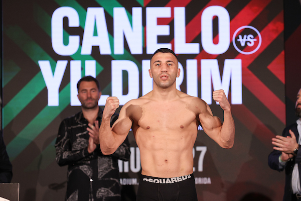 Boxing: Saul Alvarez and Avni Yildirim Weigh-In