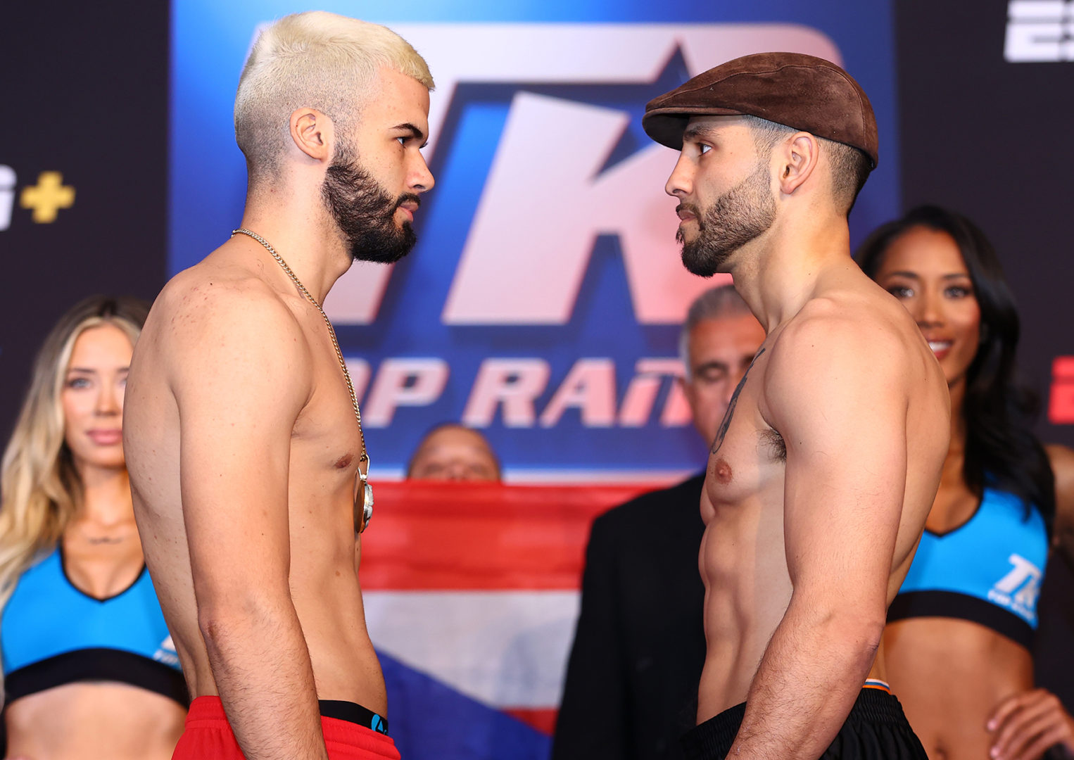 Edgar Berlanga v Steve Rolls - Weigh-in