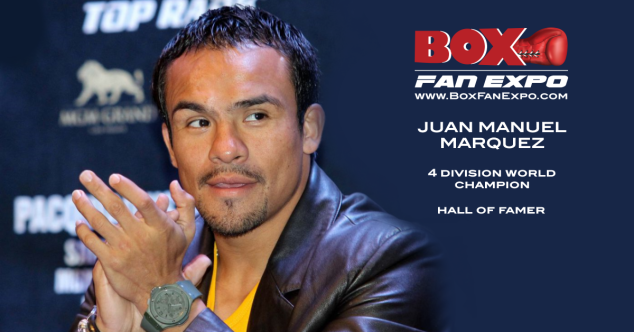 4 Division World Champion & Hall of Famer Juan Manuel Marquez Confirmed for Sixth Annual Box Fan Expo, During Mexican Independence Day Weekend, Saturday September 17, in Las Vegas