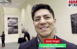 VIDEO: Jessie Vargas “I am coming back to Welterweight and coming back strong