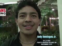 VIDEO: Andy Dominguez Jr. talks Marvin Solano fight for December 21st