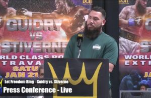 VIDEO: Let Freedom Ring – Guidry vs Stiverne Press Conference