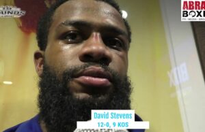 VIDEO: David Stevens after his thrilling last second knockout over Sean Hemphill on SHOBOX