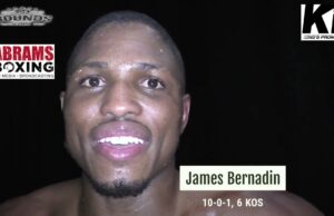 VIDEO: James Bernadin Talks about win over Clay Burns