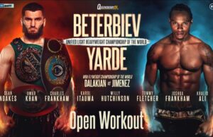 VIDEO: Beterbiev V Yarde – Official Public Workout