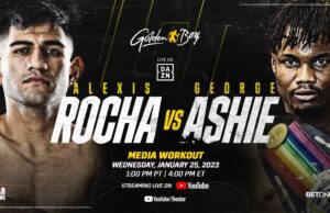 VIDEO: ALEXIS ROCHA VS. GEORGE ASHIE MEDIA WORKOUT