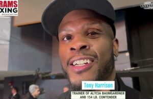VIDEO: Tony Harrison Emotional After Alycia Baumgardner Undisputed Title win