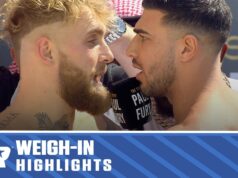 Jake Paul & Tommy Fury Make Weight, Have Explosive Faceoff | Fight Sunday ESPN+ PPV