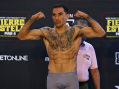 Fierro Stops Estela in seven