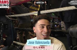 VIDEO: Jose Valenzuela “I am calm, focused and Ready to win on Saturday”
