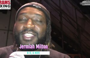VIDEO: Jeremiah Milton Talks about His April 1st fight in Tulsa, Oklahoma