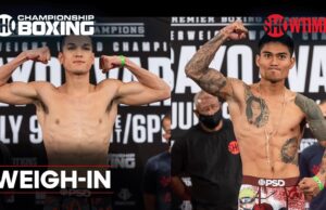 LIVE VIDEO: Brandon Figueroa vs. Mark Magsayo: Weigh-In | SHOWTIME CHAMPIONSHIP BOXING
