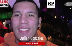VIDEO: Undefeated Junior Lightweight Julian Gonzalez Talks being in Las Vegas