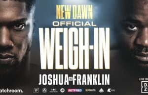 VIDEO: Anthony Joshua vs Jermaine Franklin Weigh In