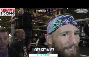 VIDEO: Cody Crowley ” I live for guys who are trying to take my soul”