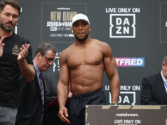 KNOCKOUT CHAOS PROMISED FOR JOSHUA VS. NGANNOU ON 8 MARCH