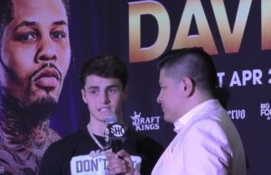 VIDEO: DAVIS VS GARCIA–Vito Mielnicki Jr. Grand Arrival Interview