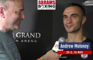 VIDEO: Andrew Moloney Talks Junto Nakatani Title shot