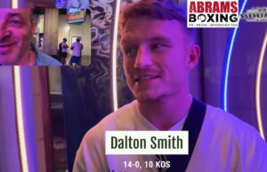 VIDEO: Undefeated Dalton Smith Talks about training in The United States