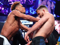 Opening Shove: Haney pushes Lomachenko at staged weigh-in