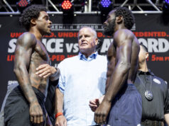 FOLLOW SPENCE – CRAWFORD LIVE FROM T-MOBILE ARENA IN LAS VEGAS