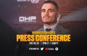 VIDEO: George Kambosos Jr vs Maxi Hughes | PRESS CONFERENCE