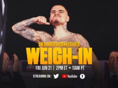 VIDEO: George Kambosos Jr vs Maxi Hughes | OFFICIAL WEIGH-IN