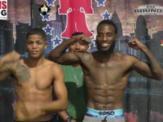 VIDEO: R & B Promotions weigh-in on July 21, 2023 (Butt vs Crain)for July 22, 2023 Card at the 2300 Arena