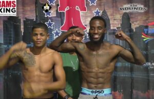 VIDEO: R & B Promotions weigh-in on July 21, 2023 (Butt vs Crain)for July 22, 2023 Card at the 2300 Arena