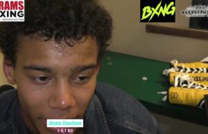 VIDEO: 23-time Amateur champion Akeem Cheatham after his Pro Debut KO