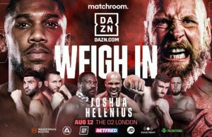 VIDEO: Anthony Joshua vs Robert Helenius Weigh In
