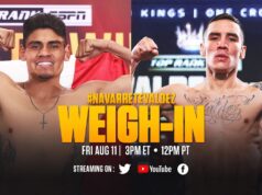 VIDEO: Emanuel Navarrete vs Oscar Valdez | OFFICIAL WEIGH-IN