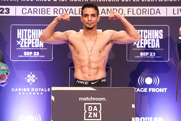Boxing: Richardson Hitchins vs Jose Zepeda Weigh-In