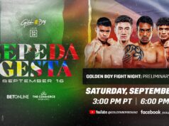 LIVE FIGHTS: GOLDEN BOY FIGHT NIGHT: WILLIAM ZEPEDA VS. MERCITO GESTA PRELIMINARY BOUTS