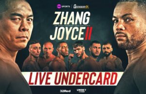 LIVE BOXING: Zhilei Zhang vs Joe Joyce 2 LIVE UNDERCARD! Featuring: Sean Noakes, Tommy Fletcher & Ezra Taylor