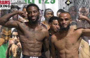 VIDEO: R & B Promotions Weigh-in (Tevin Farmer vs Oscar Barajas)