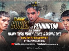 LIVE BOXING: GOLDEN BOY FIGHT NIGHT | RAUL ” EL CUGAR” CURIEL vs. COURTNEY “BKNY” PENNINGTON