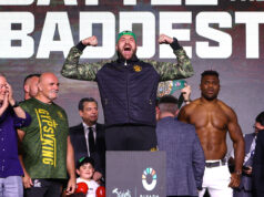 Coming back? Fury always is