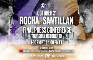 VIDEO: ALEXIS “LEX” ROCHA VS. GIOVANI “GALLO DE ORO” SANTILLAN FINAL PRESS CONFERENCE