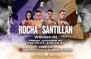 VIDEO: ALEXIS “LEX” ROCHA VS. GIOVANI “GALLO DE ORO” SANTILLAN WEIGH-IN