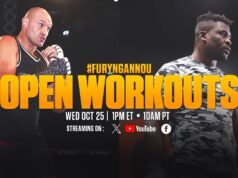 VIDEO: Tyson Fury vs Francis Ngannou | OPEN WORKOUTS