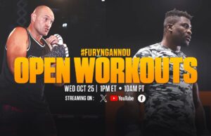 VIDEO: Tyson Fury vs Francis Ngannou | OPEN WORKOUTS