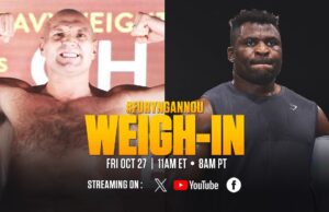 VIDEO: Tyson Fury vs Francis Ngannou | OFFICIAL WEIGH-IN